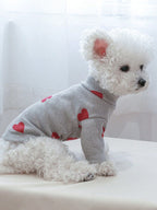 1pc Pet Sweatshirt For Small/Medium Dogs & Cats, Valentine's Day Outfit
