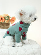 1pc Pet Sweatshirt For Small/Medium Dogs & Cats, Valentine's Day Outfit