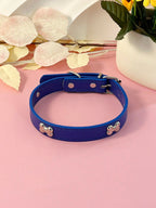 Pet Supplies Dog Collar, Punk Style Pu Leather Bone Shape Neckband, Multi-Color Options For Small, Medium And Large Dogs