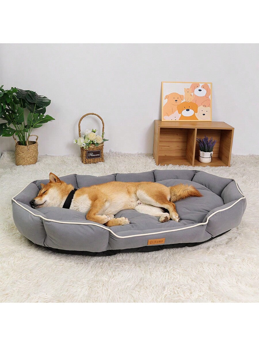 1pc Suede-Like Pet Bed, Suitable For Cats And Small/Medium-Sized Dogs Of All Breeds, Cat/Dog House, Pet Mat
