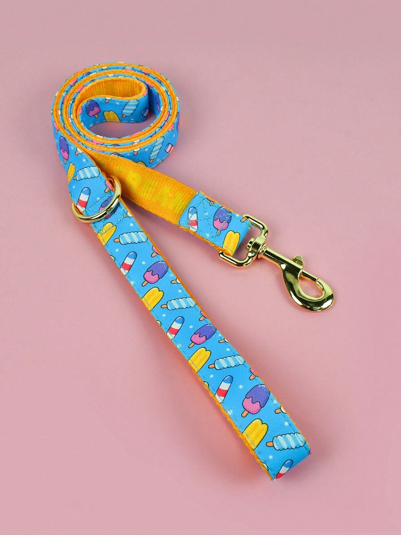 Valentine's Day And New Year Gifts Lovely Pet Traction Rope Double-Sided Printing Pet Dog And Cat Holiday Gift Leash