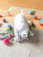 1pc Simulation Mouse Bell Cat Toy, Realistic Sound, Interactive & Fun Pet Plush Toy For Cats Only