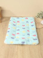 1pc Polyester Star & Heart Breathable Washable Thick Pet Bed Mat For Medium-Small Cats & Dogs, All Seasons (Teddy/Bichon Frise)