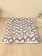 1pc Polyester Star & Heart Breathable Washable Thick Pet Bed Mat For Medium-Small Cats & Dogs, All Seasons (Teddy/Bichon Frise)