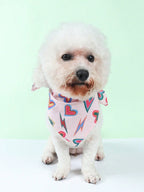 1pc Polyester Star & Heart Breathable Washable Thick Pet Bed Mat For Medium-Small Cats & Dogs, All Seasons (Teddy/Bichon Frise)