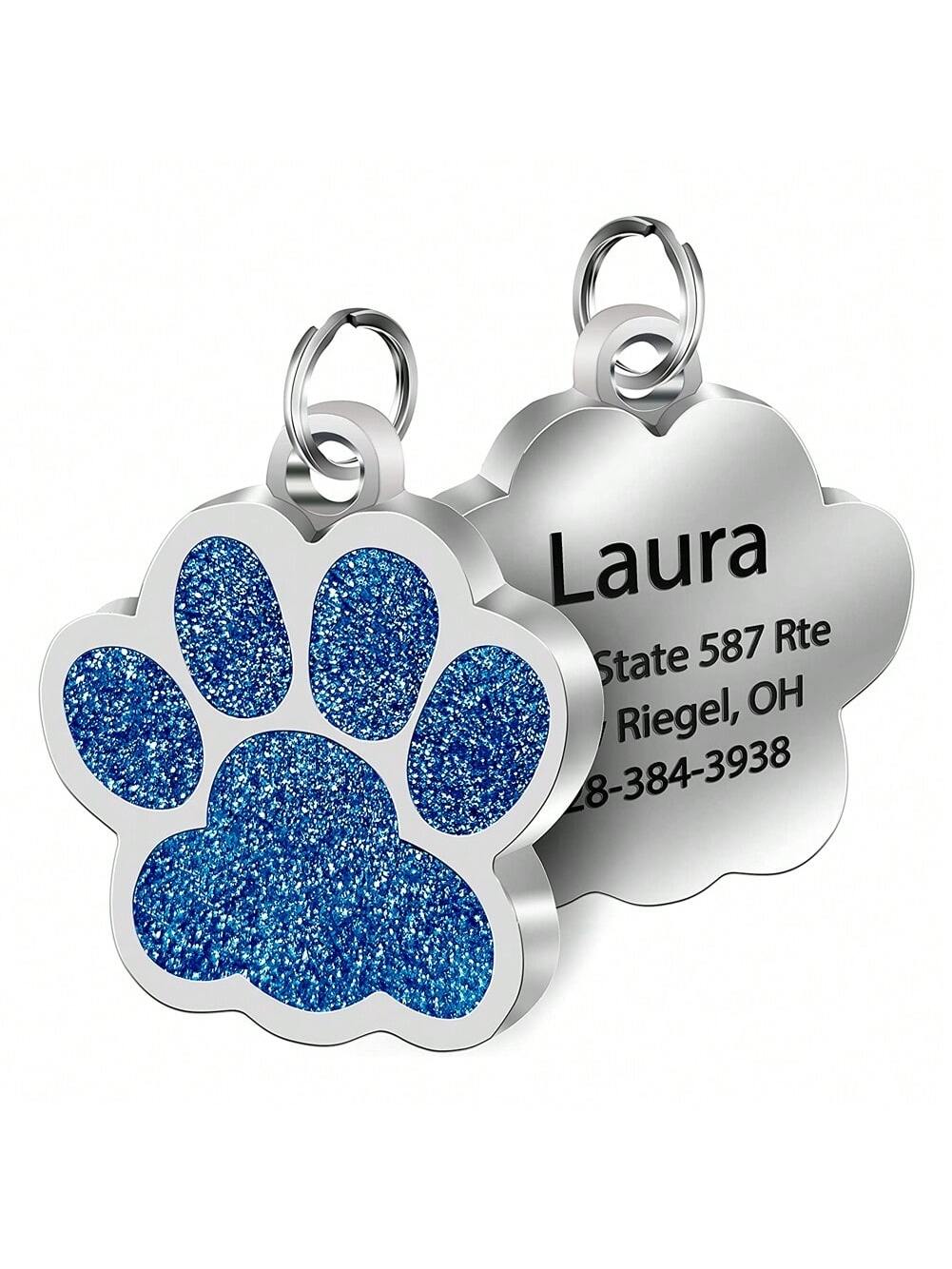Personalized Dog ID Tags For Pets, Customized Engraved Dog Name Tags, Cat ID Tags Alloy Pendant Tag For Dog Collars Cat Collar Perfect Gift For Your Pet