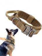 Tactical Dog Collar With Handle - Heavy Duty Collar For Medium And Large Dogs - Provides Ultimate Control And Comfort