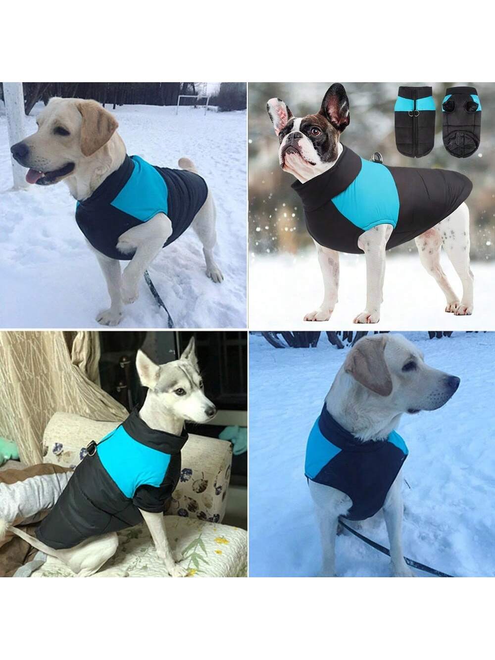 Winter Warm Waterproof Dog Jacket For Small Medium Large Dogs Clothes Chihuahua Vest Labrador French Bulldog Costume Pet Apparel