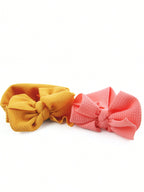 1pc Pet Headgear Teddy Up Bow Hat Dog Bunny Turban Knot Bow Hair Bands Head Wrap Rabbit Knitted Headband Gift Stretchy DIY Pet Accessories Suitable For Medium Dogs Perfect Birthday Gift