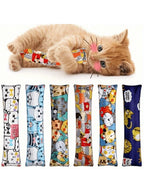 Chewing Cat Toy - Catnip Filled Plush Cat Toy, Stress Relief & Play Toy - Medium Size Fluffy Cat Toy