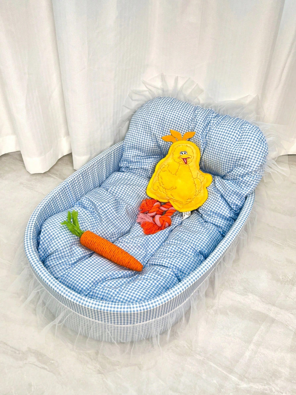 1pc Four Seasons Universal Cute Pet Bed, Cat Bed, Dog Bed, Suitable For Cats And Small Dogs Up To 6kg (Lace Color Is Shipped Randomly)