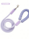 Dopamine Color Dog Leash, Explosion-Proof Colorful Nylon Round Rope For Walking Dogs Outdoor