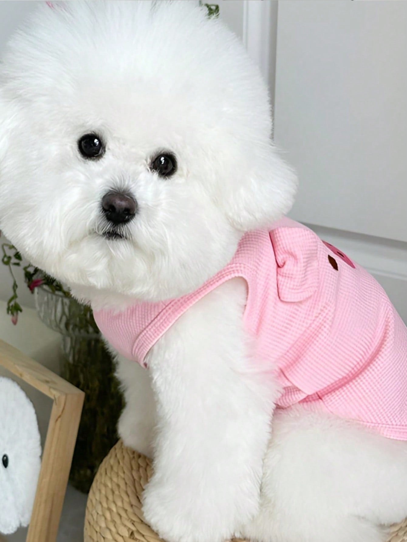 Spring/Summer New Pet Dog/Cat Clothes, Waffle Pattern Harness Vest Suitable For Medium And Small Dogs And Cats