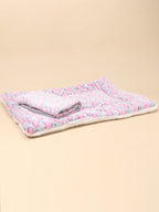 1pc Polyester Star & Heart Breathable Washable Thick Pet Bed Mat For Medium-Small Cats & Dogs, All Seasons (Teddy/Bichon Frise)