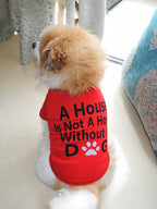 2pcs Dog Clothes Summer Lightweight Cute Breathable Small Dog Vest T-Shirt Suit, For Small/Medium Breeds