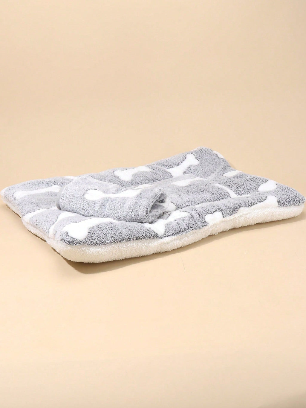 1pc Polyester Star & Heart Breathable Washable Thick Pet Bed Mat For Medium-Small Cats & Dogs, All Seasons (Teddy/Bichon Frise)