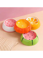 4 Cute Designs Pet Ceramics Bowl Watermelon Strawberry Shape Food Bowl Small Dog Colorful Suppliers Bowl