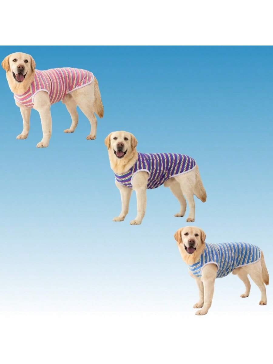 Lightweight Summer Dog Clothes For Golden Retriever, Samoyed & Medium/Large Size Pets, Pet Sun Protective Vest