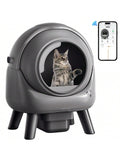 Self Cleaning Litter Box Automatic Litter Box XXL Odor Control 65L APP Cat Litter-Robot For Multiple Cats, Safety Sensors, W/Cat Litter Liner