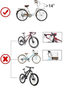 Dog Bike Basket Foldable Pet Carrier Backpack Large Waterproof Pet Bicycle Basket Portable Breathable Basket Bag for Dogs and Cats - Ideal for Pets up to 6.6 lbs