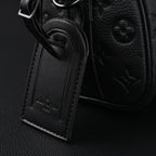 Louis Vuitton Keepall Bandoulière 50 – Monogram Shadow Black Leather