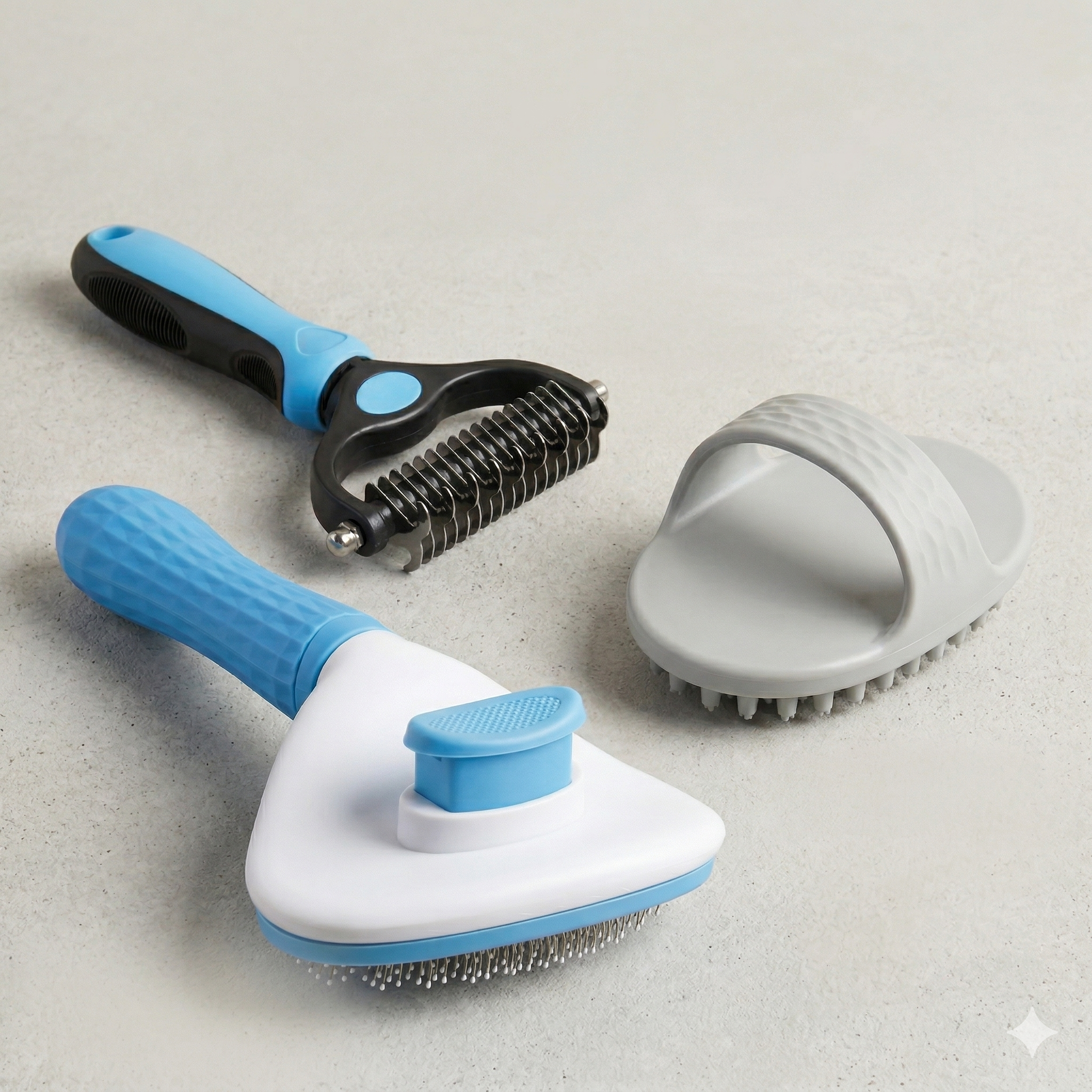 Happy Hush™ Pet Hair Remover Brush | Dog Deshedding Grooming Tool for Shedding Control